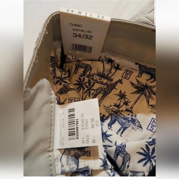 Meyer Pure Organic Cotton Mens M5 Chino Trousers / Size 34W | 32L - Picture 7 of 12